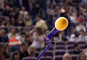rhetorik, rede, mikrofon, vortrag © Digital_Zombie - Fotolia rhetorik, rede, vortrag, seminar