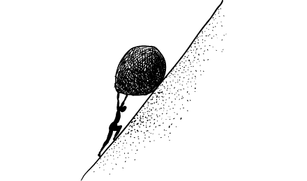 sisyphus-gif entropie, aufräumen, kondo, veraenderung, kopp-wichmann, persoenlichkeits-blog