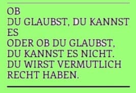 Die Wahl der Qual.